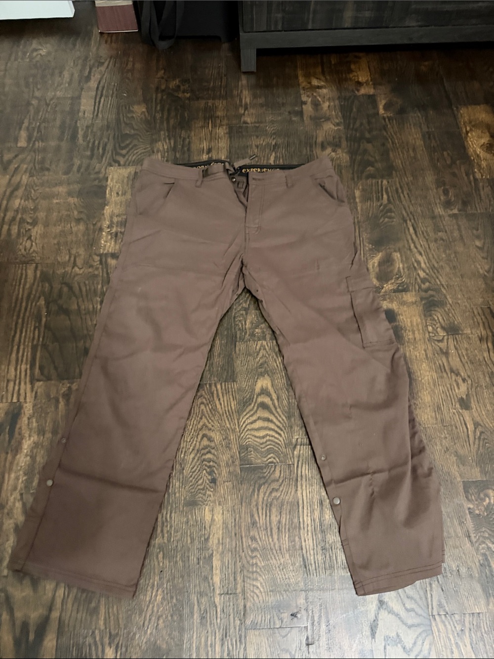 Prana Men's Brown Cargo Work - Versatile Utility Style - 38/30